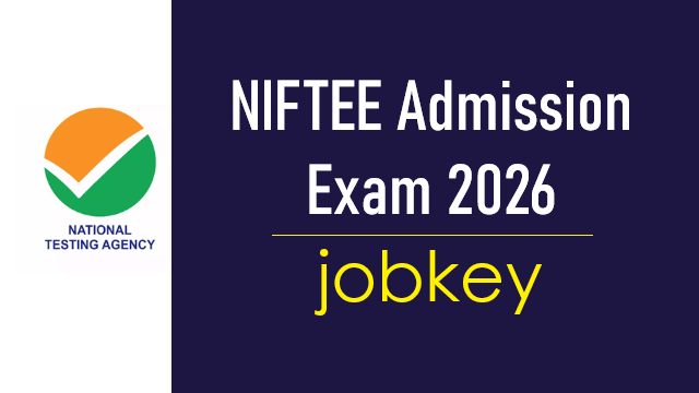 NTA NIFTEE 2026 Online Form-jobkey